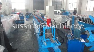 3 inch 10-15m / min Production Capacity Door Bottom Rail Cold Roll Forming Machine With CE Certificated