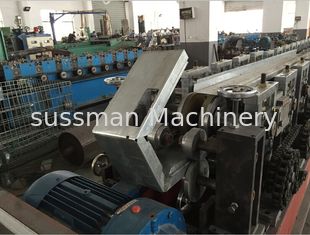 Galvanized Steel Curtain Fire Damper Frame Flange Roll Forming Machine Production Line Speed 6-10m/min