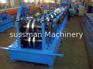 1.0mm Galvanized Coils Stud And Track Roll Forming Equipment 22mm Width PLC Control