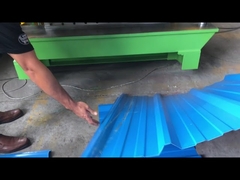 0.3-0.8mm Color Steel 760mm Width Boltless Roof Panel Roll Forming Machine